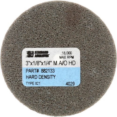 Disque unitaris&eacute; Standard Abrasives, 3" x 1/4", Arbre de 1/4", Grain de Fin, Oxyde d'aluminium Ontario Safety Products