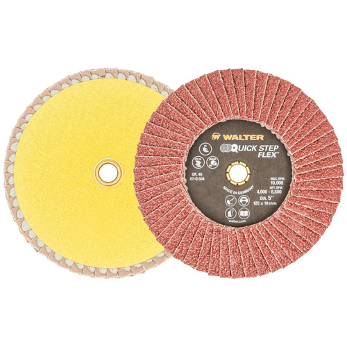 QUICK-STEP FLEX, 5" x Type 29, 40 Grit, Aluminum Oxide Ontario Safety Products