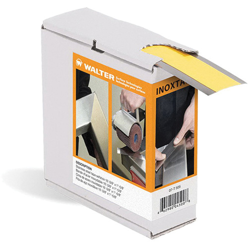 Inox Stainless Steel Tape, 0.15 mils Thick, 41.275 mm (1-5/8") x 5 m (16.375') Ontario Safety Products