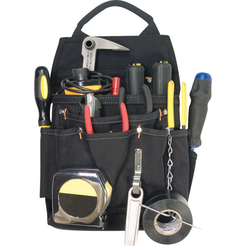 Porte-outils professionnels pour &eacute;lectricien, Porte-outil multiple, Polyester, 11 Poches Ontario Safety Products