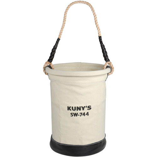Seaux &agrave; outils robustes, 11" lo x 11" la x 16" h, Toile, Beige Ontario Safety Products