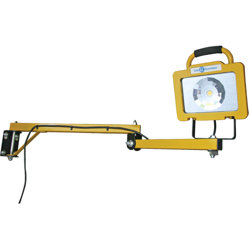 Heavy-Duty Dock Light, 40" Arm, 38 W, LED Lamp, Metal Ontario Safety Products