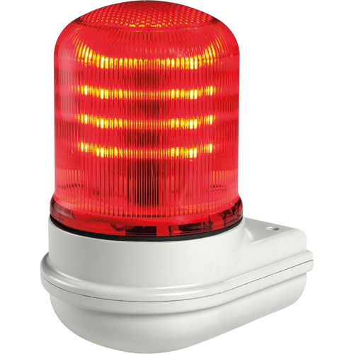 Balises modulaires multifonctionnelles &agrave; DEL Streamline, Continu/Clignotement/Rotatif, Rouge Ontario Safety Products