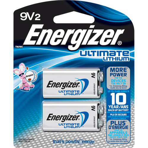 Batteries au lithium, 9 V Ontario Safety Products