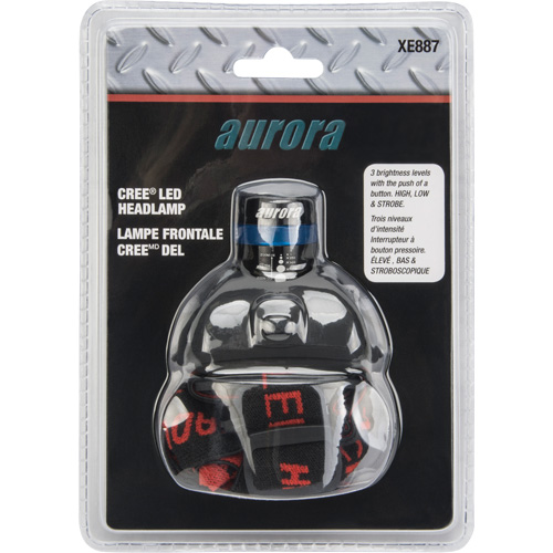 Cree&reg; Headlamp, LED, 120 Lumens, 6 Hrs. Run Time, AAA Batteries Ontario Safety Products