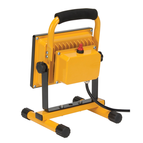 Portable Work Light, LED, 20 W, 2500 Lumens, Aluminum Housing Ontario Safety Products