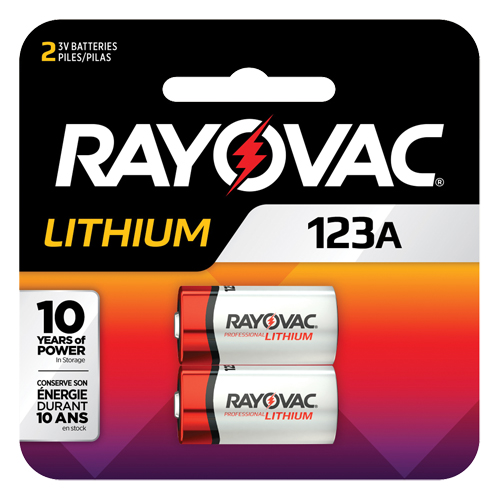 Batteries au lithium, 123, 3 V Ontario Safety Products