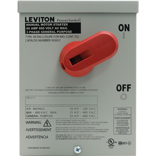 Contr&ocirc;leur manuel pour moteur Ontario Safety Products