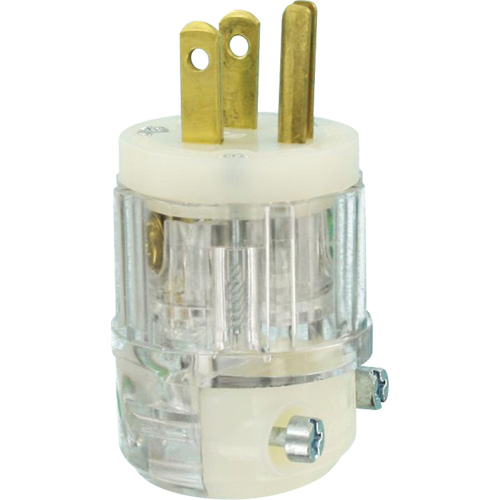 Hospital Grade Extension Plug, Nylon, 15 Amps, 125 V Ontario Safety Products
