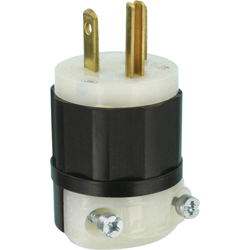 Hospital Grade Extension Plug, Nylon, 20 Amps, 125 V Ontario Safety Products