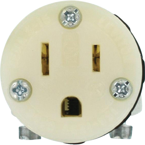 Hospital Grade Extension Plug Connector, 5-15R, Nylon Ontario Safety Products