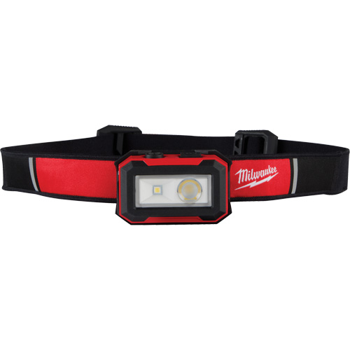 Magnetic Headlamp & Task Light, LED, 450 Lumens, 2.5 Hrs. Run Time, Rechargeable Batteries Ontario Safety Products