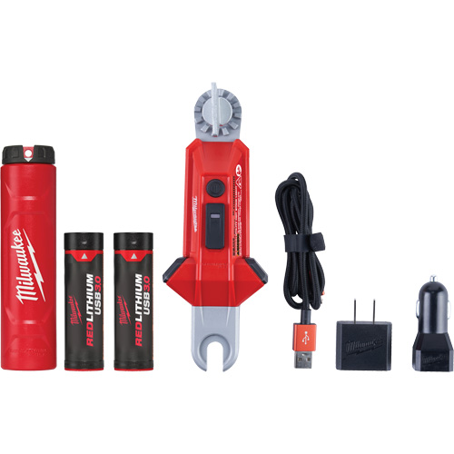 REDLITHIUM USB Utility Hot Stick Light, LED, Rechargeable Batteries, Aluminum Ontario Safety Products