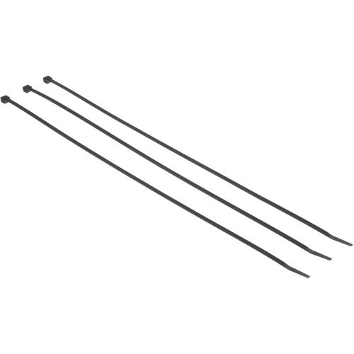 Steel Barb Cable Tie, 7-3/10" Long, 50 lbs. Tensile Strength, Black Ontario Safety Products