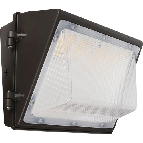 Non-Cutoff Wall Pack, LED, 120 - 277 V, 75 - 110 W, 9.33" H x 6.65" W x 14.5" D Ontario Safety Products
