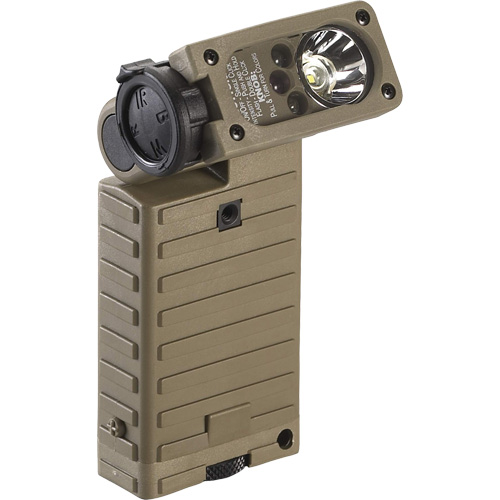 Lampe militaire haute puissance &agrave; deux carburants Sidewinder X avec t&ecirc;te basculante, DEL, 275 lumens, Piles AA Ontario Safety Products