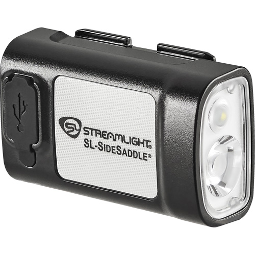 SL-SIDESADDLE&reg; USB Hardhat & Helmet Light, LED, 350/320/400 Lumens, 6.25/7/5 Hrs. Run Time, Rechargeable Batteries Ontario Safety Products