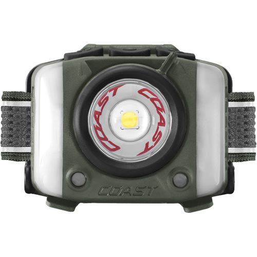 FL97R Tri-Colour Headlamp with Twist Focus & Voice Activation, LED, 830 Lumens, 2 Hrs. Run Time, Rechargeable Batteries Ontario Safety Products