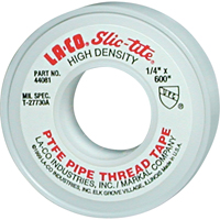 Slic-Tite<sup>®</sup> PTFE Thread Tape, 600" L x 1/2" W, White 434-5050 | Ontario Safety Product