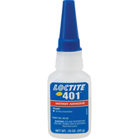 Prism 401 Instant Adhesive, Clear, Bottle, 20 g Ontario Safety Products
