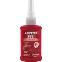 Threadlocker 263 Rapid Cure, Red, High, 50 ml, Bottle Ontario Safety Products