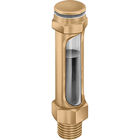 Brass Liquid Level Gauges - Straight, Threaded, 14-1/4" L, 225°F (107.22° C) Ontario Safety Products