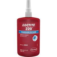 220 Threadlocker, Blue, Medium, 250 ml, Bottle AF313 | Ontario Safety Product