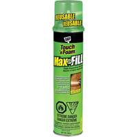 Touch 'n Foam<sup>®</sup> Max Fill™ Triple Expanding Sealant, 566 g, Aerosol Can, Cream AG981 | Ontario Safety Product
