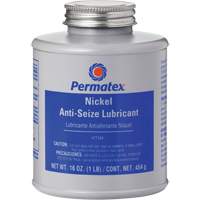 Nickel Anti-Seize Lubricant, Brush Top Can, 2400°F (1316°C) Max. Temp. AH102 | Ontario Safety Product