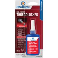 Permanent Strength Threadlocker, Red, High, 36 ml, Bottle AH115 | Ontario Safety Product