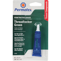 Penetrating Grade Threadlocker, Green, Medium, 6 ml, Tube AH124 | Ontario Safety Product