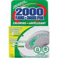 D&eacute;tergent pour cuvette de toilette 2000 Flushes avec agent de blanchiement, 35 g, Tampon Ontario Safety Products