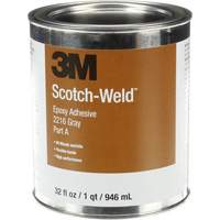 Scotch-Weld Adhesive, 32 fl. oz., Kit, Two-Part, Grey Ontario Safety Products