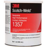 Colle contact haute performance &agrave; base de n&eacute;opr&egrave;ne, Canette, 32 oz liq., Gris Ontario Safety Products