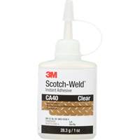 Instant Adhesive, 1 oz., Bottle, Yellow Ontario Safety Products