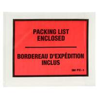 Packing List Envelope, 5-1/2" L x 4-1/2" W, Endloading Style Ontario Safety Products