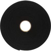 4504 Vinyl Foam Tape, 25.4 mm (1") W x 16.5 m (54') L, 250 mils, Black Ontario Safety Products