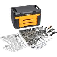 Mechanic's Tool Set in 3-Drawer Storage Box Ontario Safety Products
