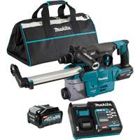 Marteau rotatif sans fil avec moteur sans balai XGT SDS-Plus avec accessoire daspiration des poussi&egrave;res DX10, 40 V, 1-3/16", 3 lb-pi, 0-840 tr/min Ontario Safety Products