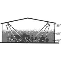 Radiateur s&eacute;rie 4000, Chaleur radiante, Gaz naturel, 40000 BTU/H Ontario Safety Products