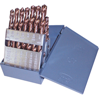 Jobber Length Drill Set, 15 Pieces, Cobalt Ontario Safety Products