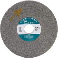 Scotch-Brite EXL Deburring Wheel, 8" x 1", 3" Arbor Ontario Safety Products