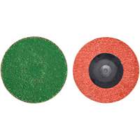 Zirc Plus Quick-Change Cloth Disc, 2" Dia., 40 Grit, Zirconia Alumina BR846 | Ontario Safety Product
