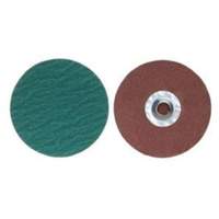 Quick-Change Discs, 3" Dia., 36 Grit, Zirconia Alumina BR922 | Ontario Safety Product