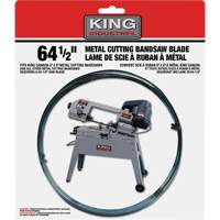 Lame de scie &agrave; ruban en m&eacute;tal, Acier au carbone, 64-1/2" lo x 1/2" la x &eacute;paisseur 0,025", 24 dents par pouce Ontario Safety Products