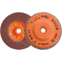 Disque &agrave; lamelles Enduro-Flex, 4-1/2" x 5/8"-11, Type 27, Grain 40, Alumine de zirconium Ontario Safety Products