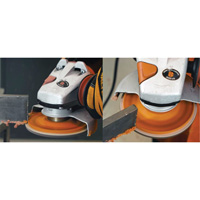 Disque &agrave; lamelles Enduro-Flex, 4-1/2" x 5/8"-11, Type 27, Grain 40, Alumine de zirconium Ontario Safety Products