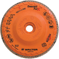 Enduro-Flex Flap Disc, 4-1/2" x 5/8"-11, Type 27, 120 Grit, Zirconia Alumina Ontario Safety Products