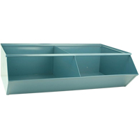Sectional Bin Units, 100 lbs. Cap., 37" W x 24" D x 11" H, Blue Ontario Safety Products