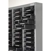 KPC-300 Parts Cabinet, Galvanized Steel, 60 Drawers, 21-3/10" x 10-2/5" x 36-9/10", Grey Ontario Safety Products
